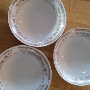 3 Kentfield & Sawyer Coupe Cereal Bowls KSA2